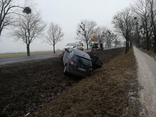 Zasnął i zjechał na czołówkę