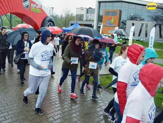 Ulewa nie przeszkodziła, pobiegli do matury. ZDJĘCIA