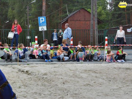 Ratowali nad stawem. ZDJĘCIA