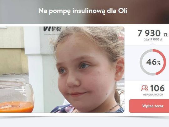 Pani Lidia napisała list do Owsiaka. Prosiła o pomoc dla Oli, która marzy o pompie insulinowej