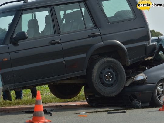 Groźnie na drodze z Oławy do Jelcza