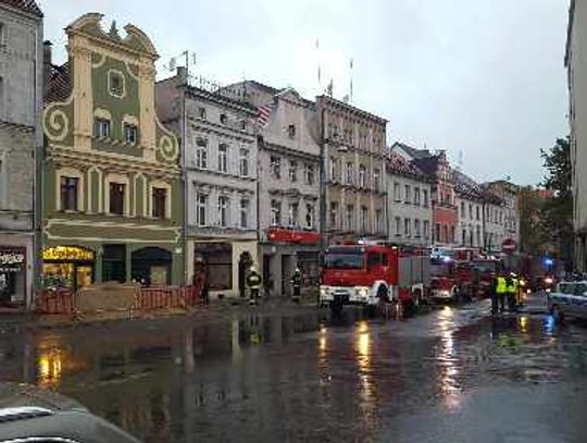 Kilka zastępów straży w Rynku