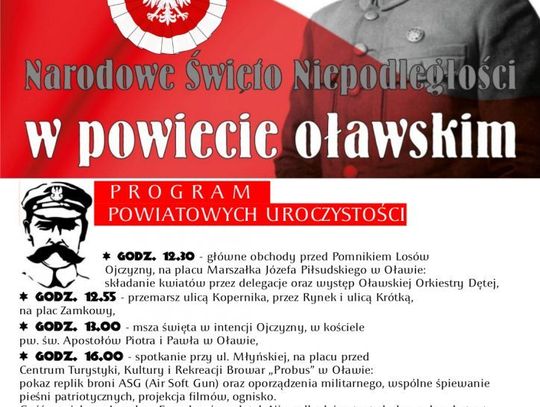 Jakie atrakcje będą 11 listopada? Oława, Jelcz-Laskowice, Domaniów i Marcinkowice
