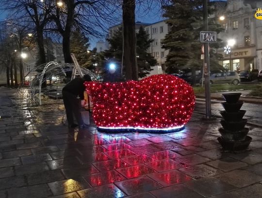 Centrum w świątecznym klimacie