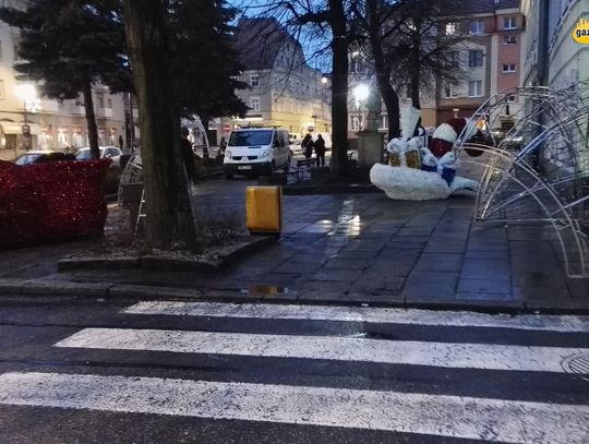 Centrum w świątecznym klimacie