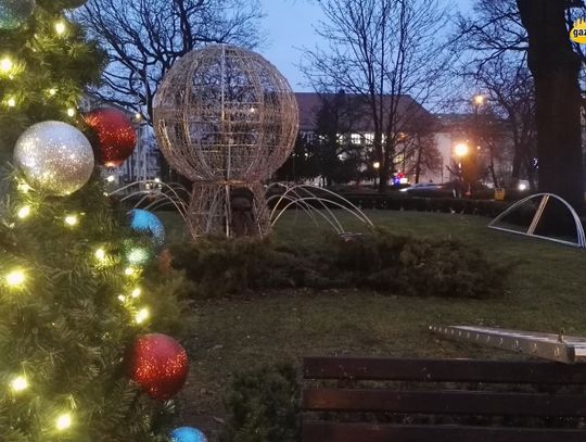 Centrum w świątecznym klimacie