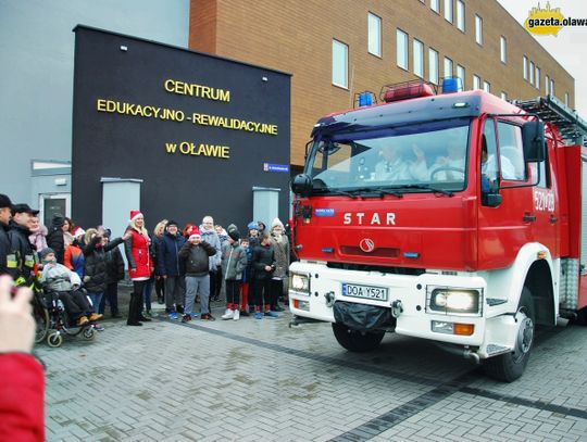 Św. Mikołaj przyjechał prezentem