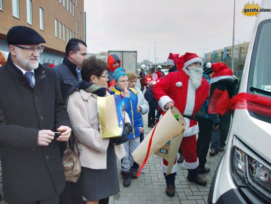 Św. Mikołaj przyjechał prezentem