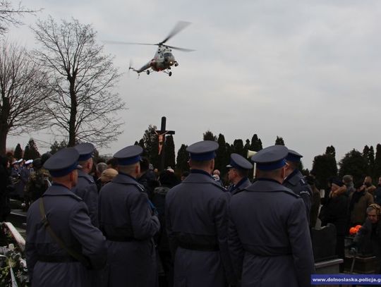 Pożegnali Janusza Sławika - pilota, policjanta, przyjaciela