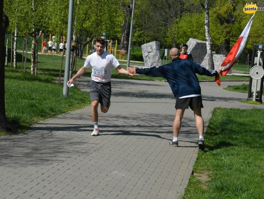 Z patriotycznym akcentem - pobiegli do matury!