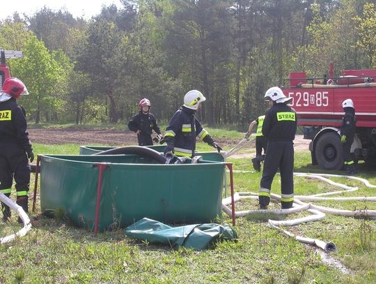 Ponad 50 strażaków nad stawem i bardzo ważne zadanie