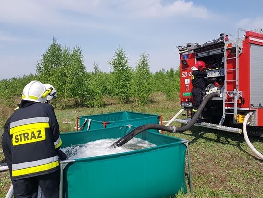 Ponad 50 strażaków nad stawem i bardzo ważne zadanie