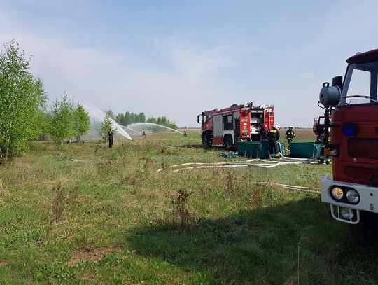 Ponad 50 strażaków nad stawem i bardzo ważne zadanie