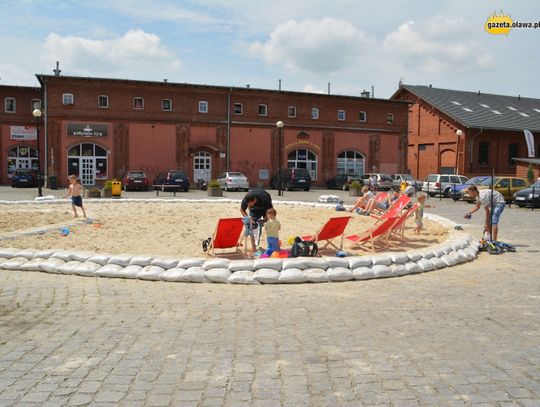 Mini plaża z wodną mgiełką czyli strefa chilloutu