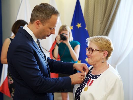 Medal i odznaka dla Niny Kordys