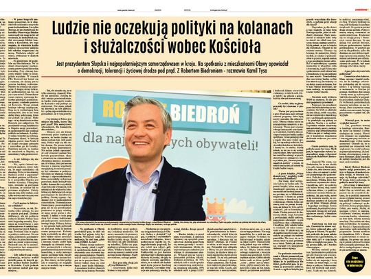 Ludzie nie oczekują polityki na kolanach i służalczości wobec Kościoła