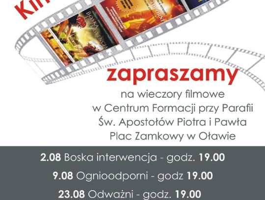 Zaproszenie na wieczory filmowe