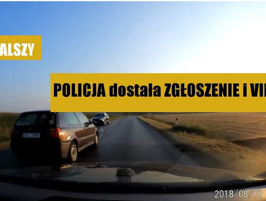 Naganne zachowanie kierowcy. Policja ma zgłoszenie