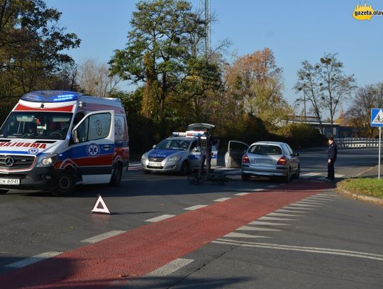 Potrącenie rowerzystki. Kierowca nietrzeźwy