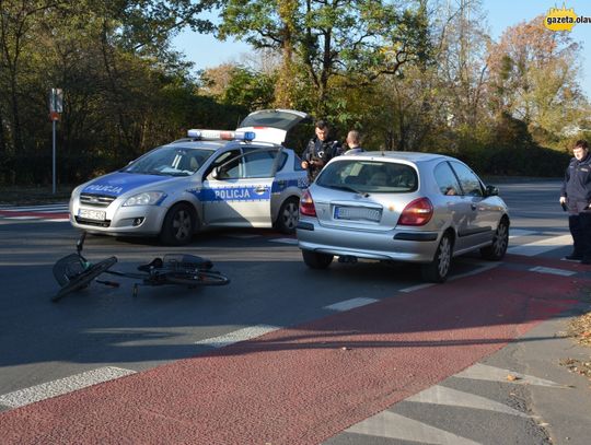 Potrącenie rowerzystki. Kierowca nietrzeźwy