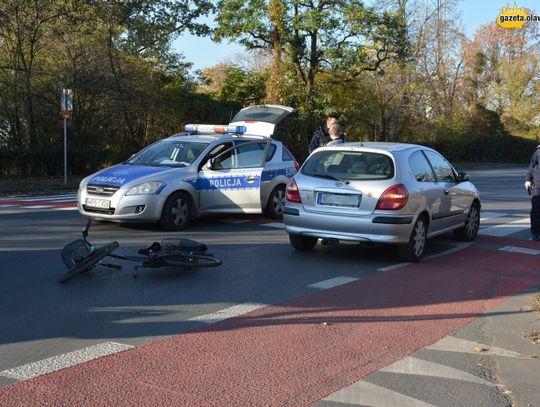 Potrącenie rowerzystki. Kierowca nietrzeźwy