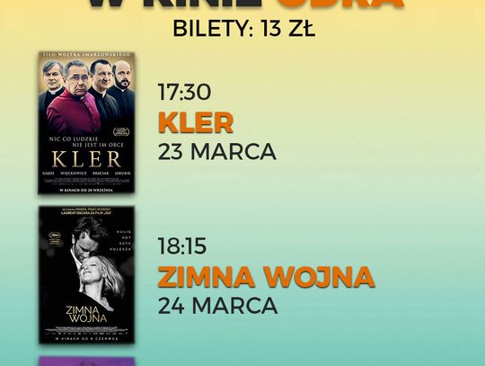 Filmowy zawrót głowy w Kinie Odra