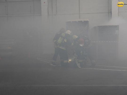 Eksplozja, pożar i poszkodowany na silosie! Strażacy sprawdzali swoje możliwości
