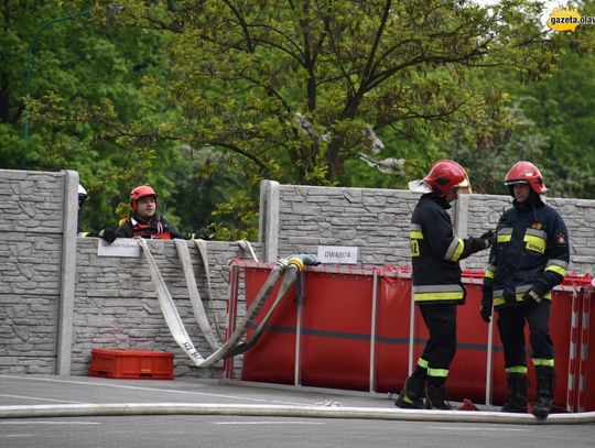 Eksplozja, pożar i poszkodowany na silosie! Strażacy sprawdzali swoje możliwości