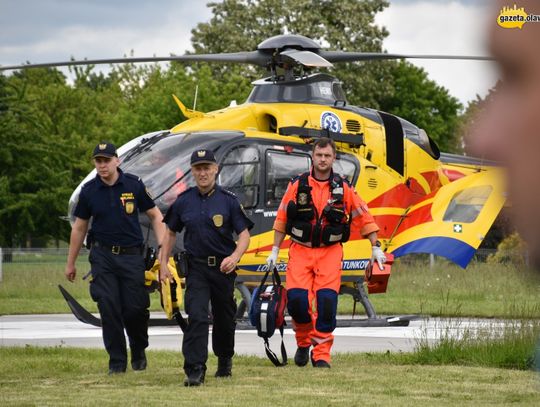 Strzały, strach, helikoptery i walka o życie. ZDJĘCIA