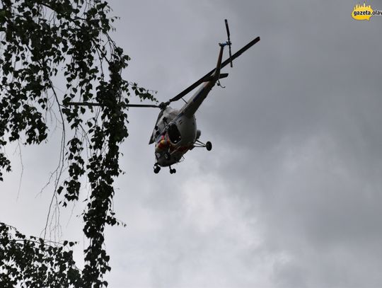 Strzały, strach, helikoptery i walka o życie. ZDJĘCIA