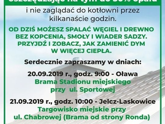 Pokaz ekonomicznego palenia węglem i drewnem Pokaz ekonomicznego palenia węglem i drewnem