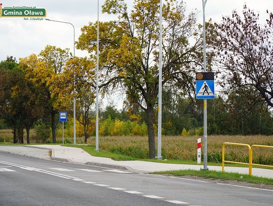 Stanowice i Oława połączone chodnikiem