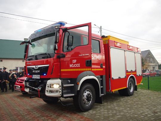 Nowy wóz strażacki OSP Wójcice [ZDJĘCIA]