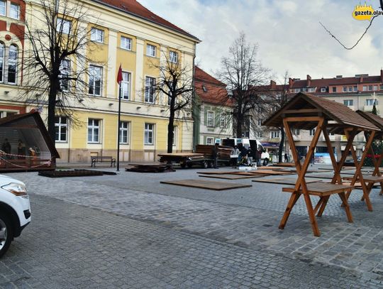 Trwają przygotowania do oławskiego jarmarku