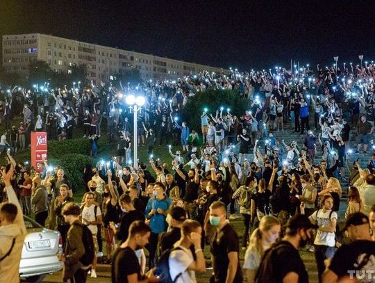3 noc protestów i zamieszek, Mińsk