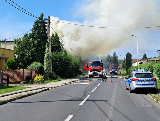 Pożar na ulicy Różanej