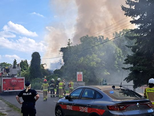 Pożar na ulicy Różanej