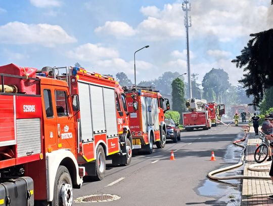 Pożar na ulicy Różanej