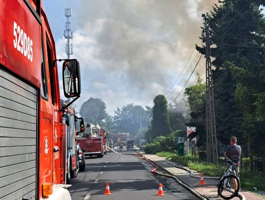 Pożar na ulicy Różanej