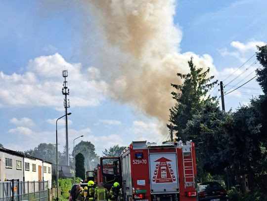 Pożar na ulicy Różanej