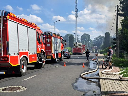 Pożar na ulicy Różanej