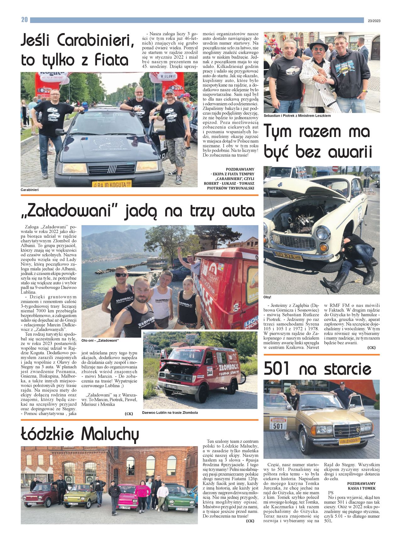 Gazeta Rajdowa 2023 - strona 20
