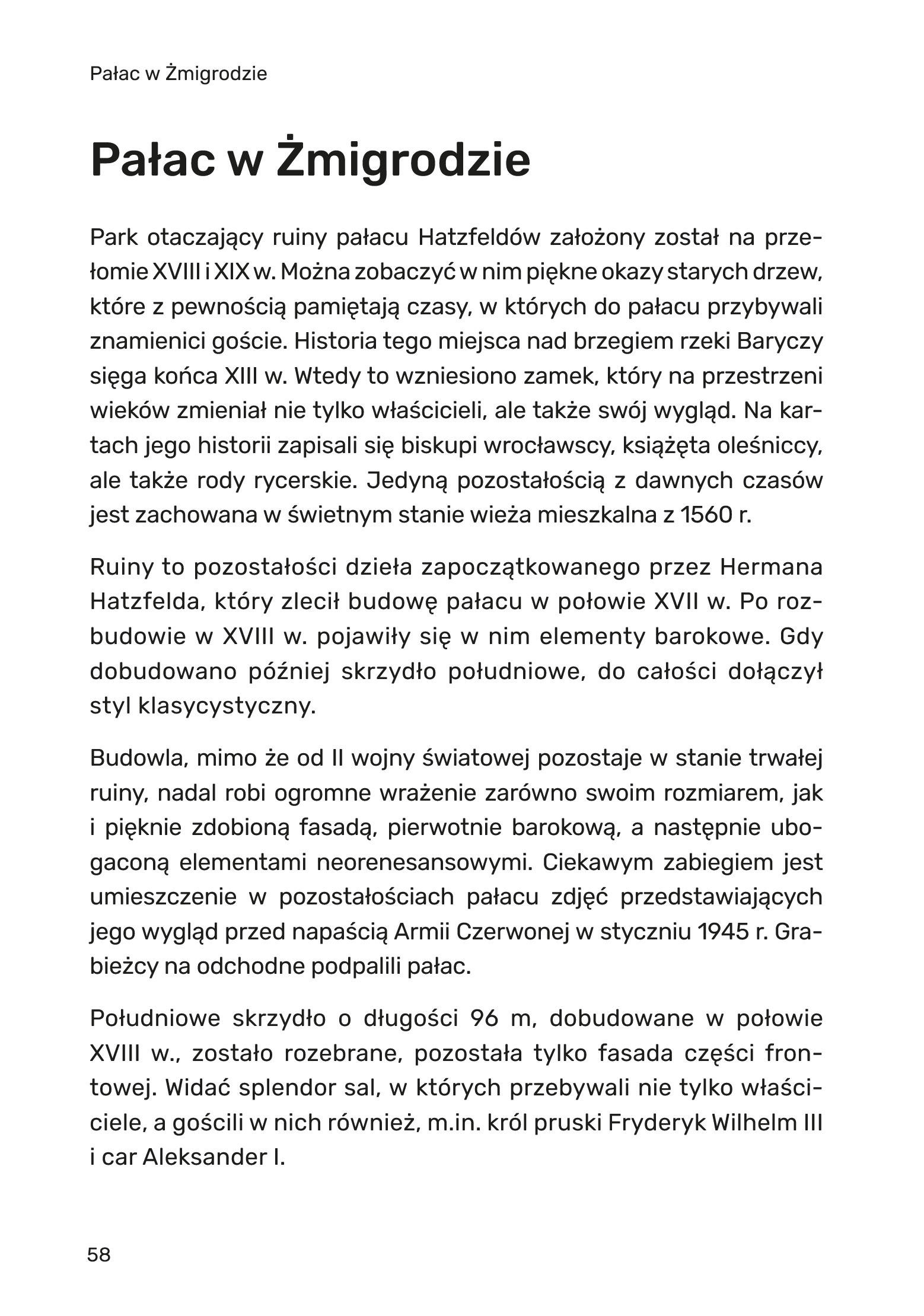 Dolny Śląsk po królewsku - strona 58