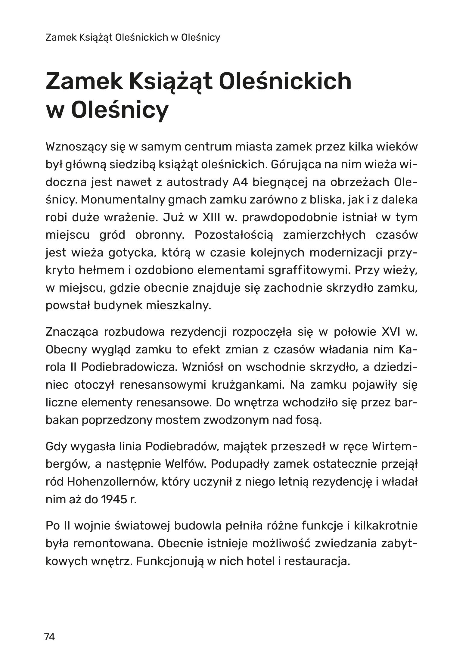 Dolny Śląsk po królewsku - strona 74