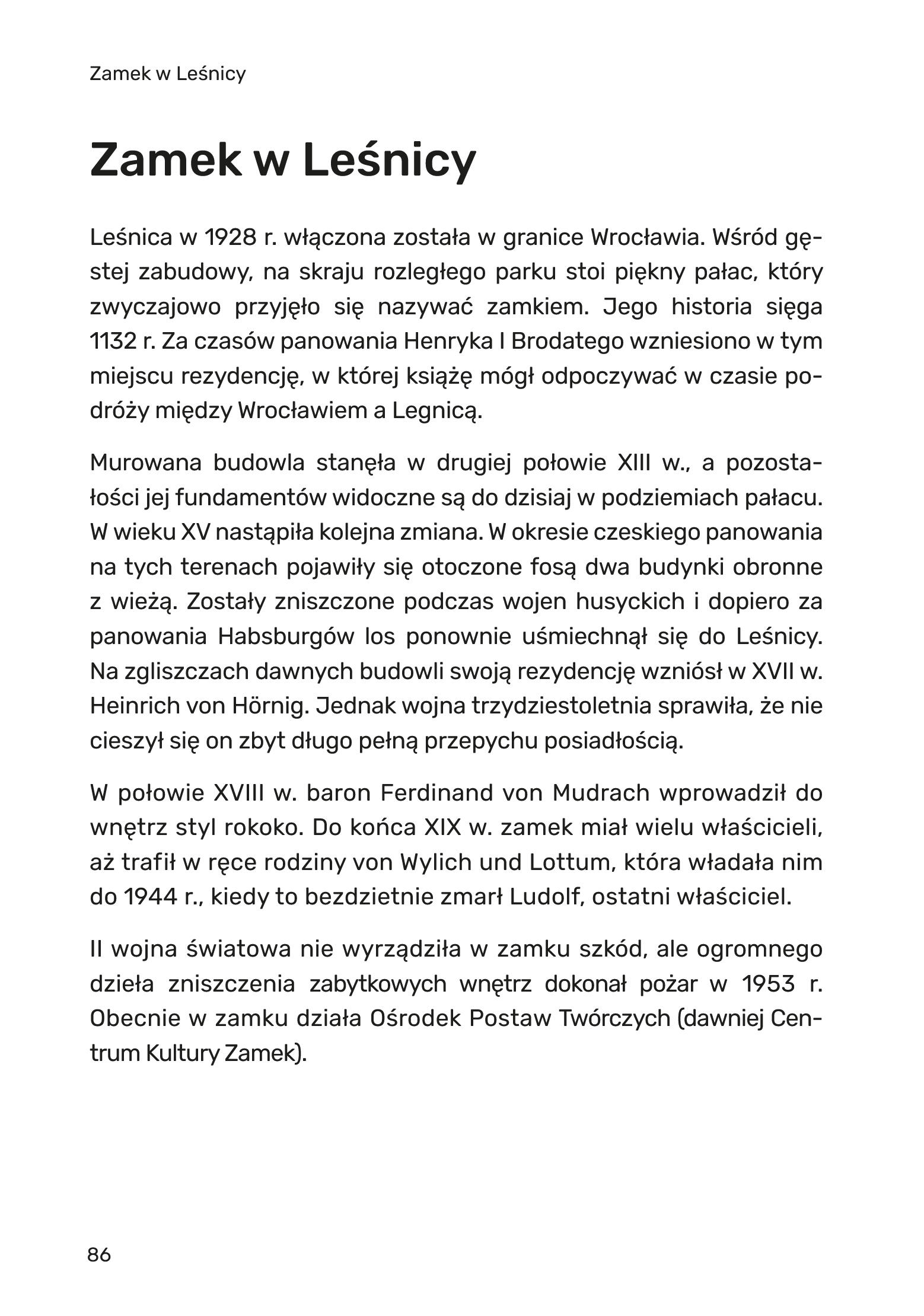 Dolny Śląsk po królewsku - strona 86
