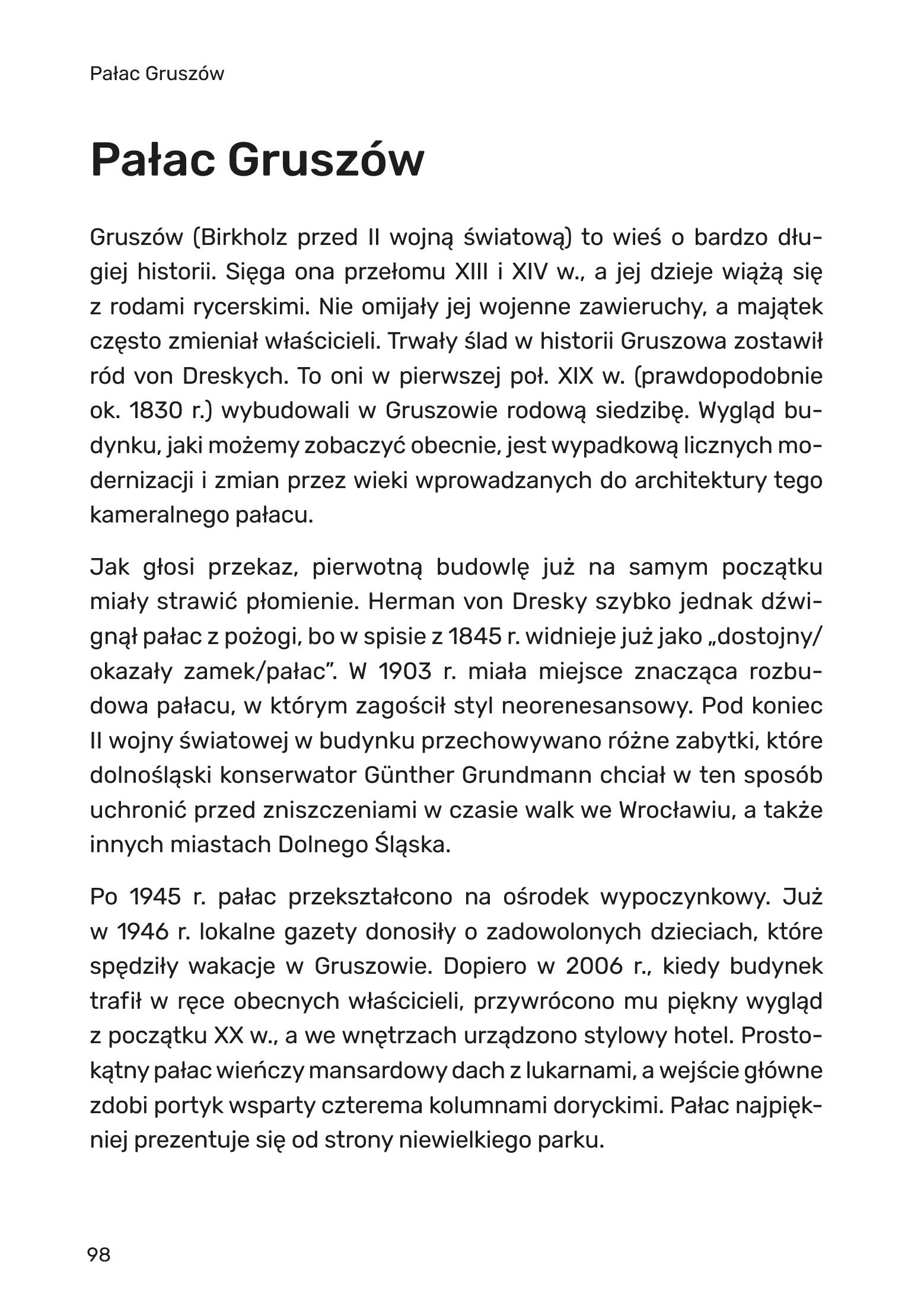 Dolny Śląsk po królewsku - strona 98