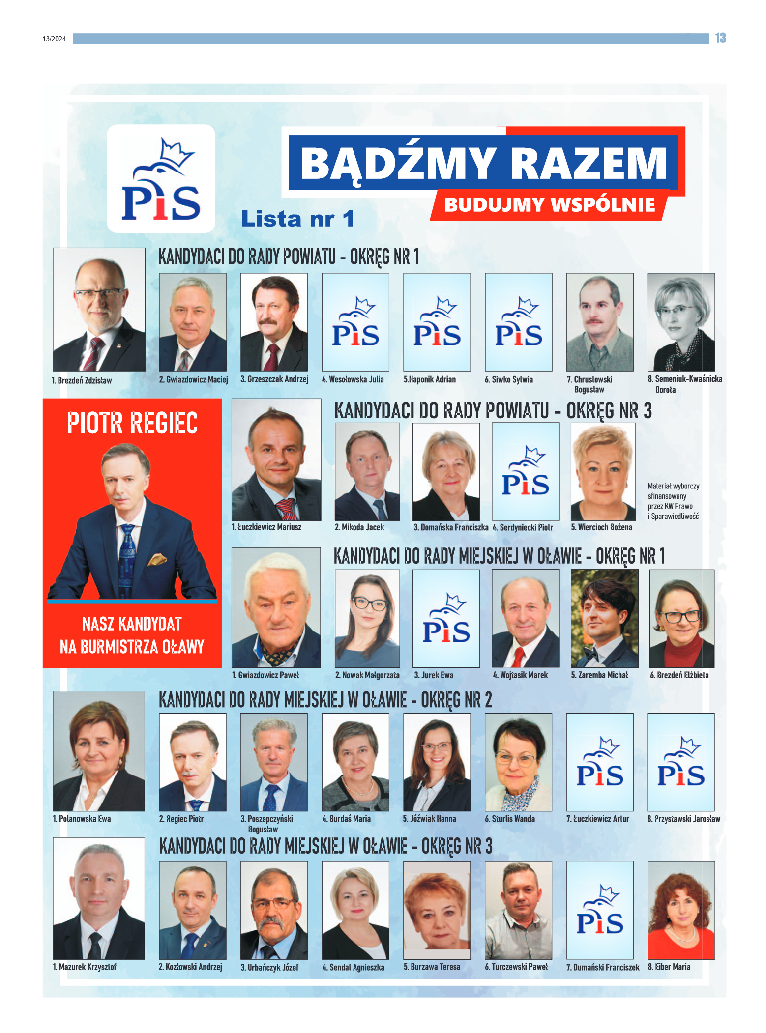 Gazeta na wybory nr 1/2024 - strona 13