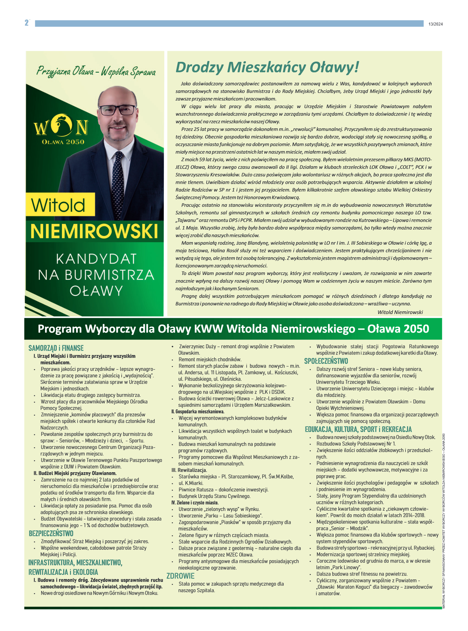 Gazeta na wybory nr 1/2024 - strona 2
