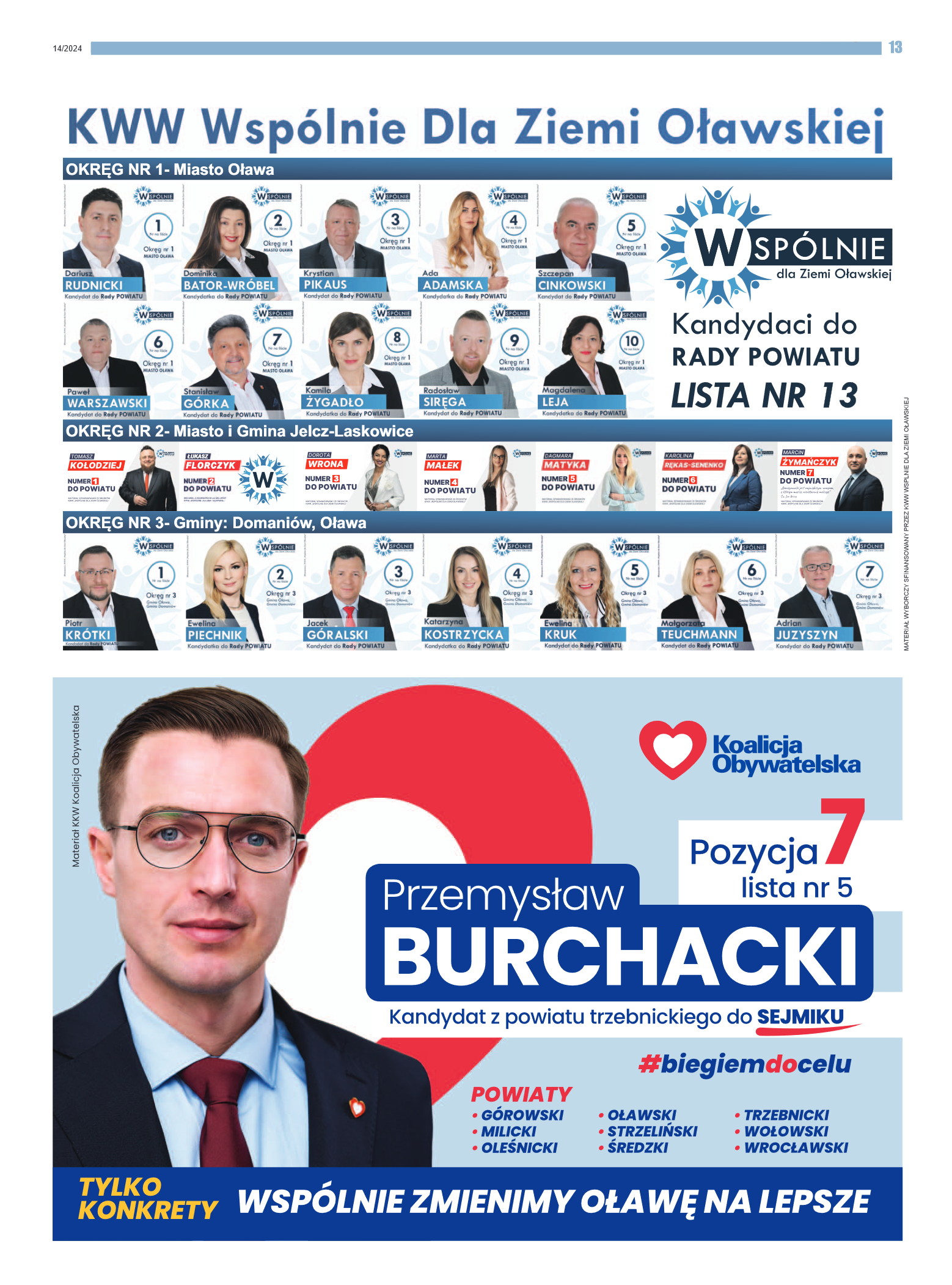 Gazeta na wybory nr 2/2024 - strona 13