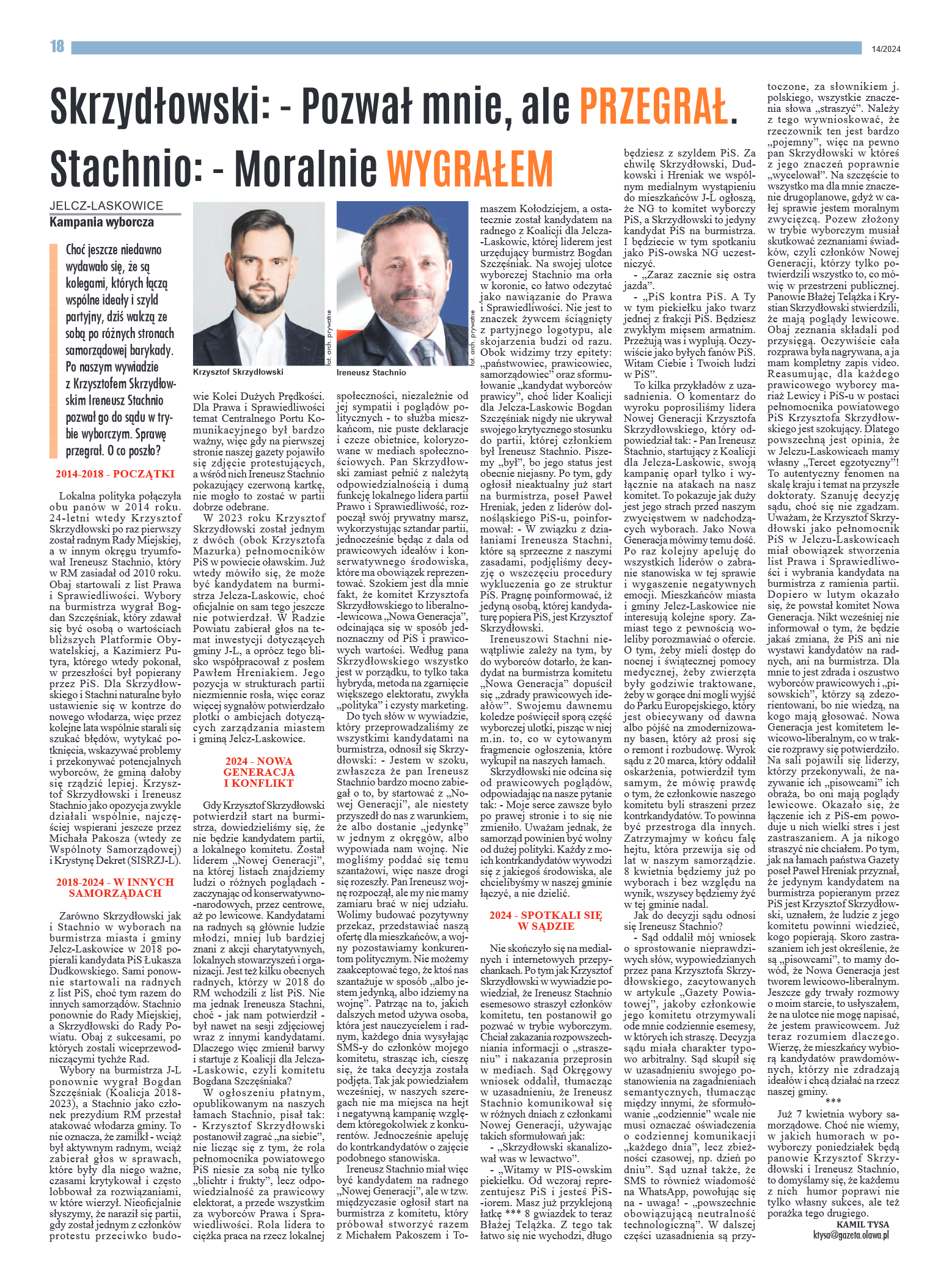 Gazeta na wybory nr 2/2024 - strona 18